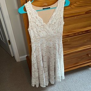 White lacy dress